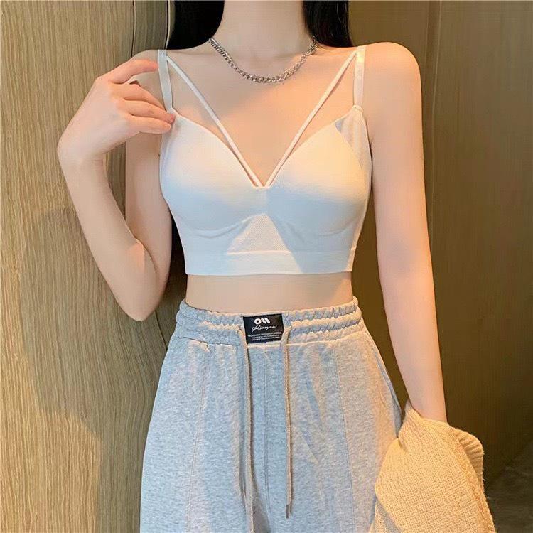 Áo Bra Nữ Áo Lót Nữ cao cấp Vải cotton mút liền nâng ngực cực tốt cổ chữ v sexy PASANA2030