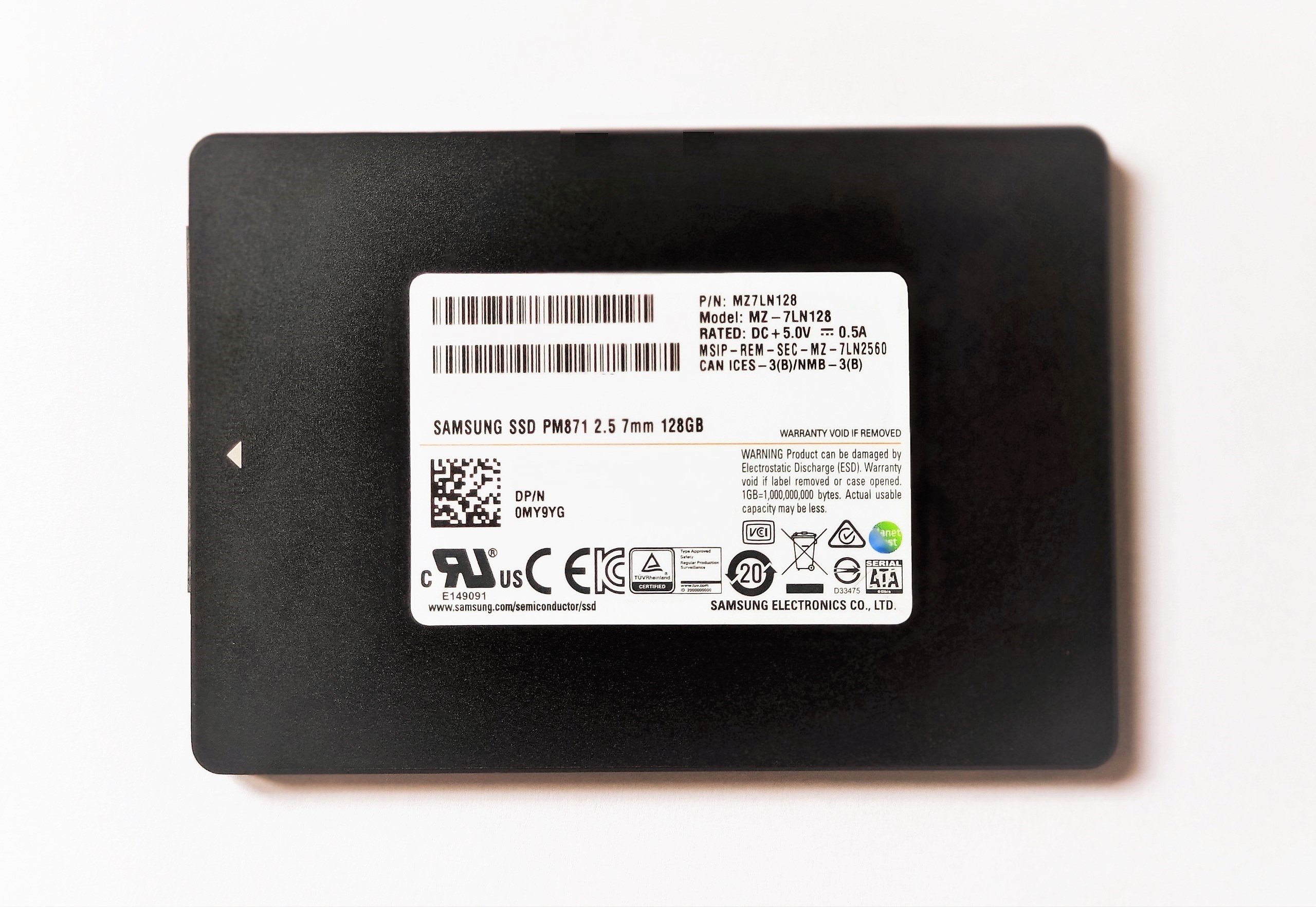 Ổ Cứng SSD Samsung PM871 128GB 2.5 inch SATA iii - Hàng Nhập Khẩu