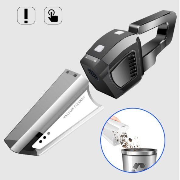 Máy hút bụi cầm tay 12V ô tô lực hút mạnh 120W 4500PA HEPA - AsiaMart88