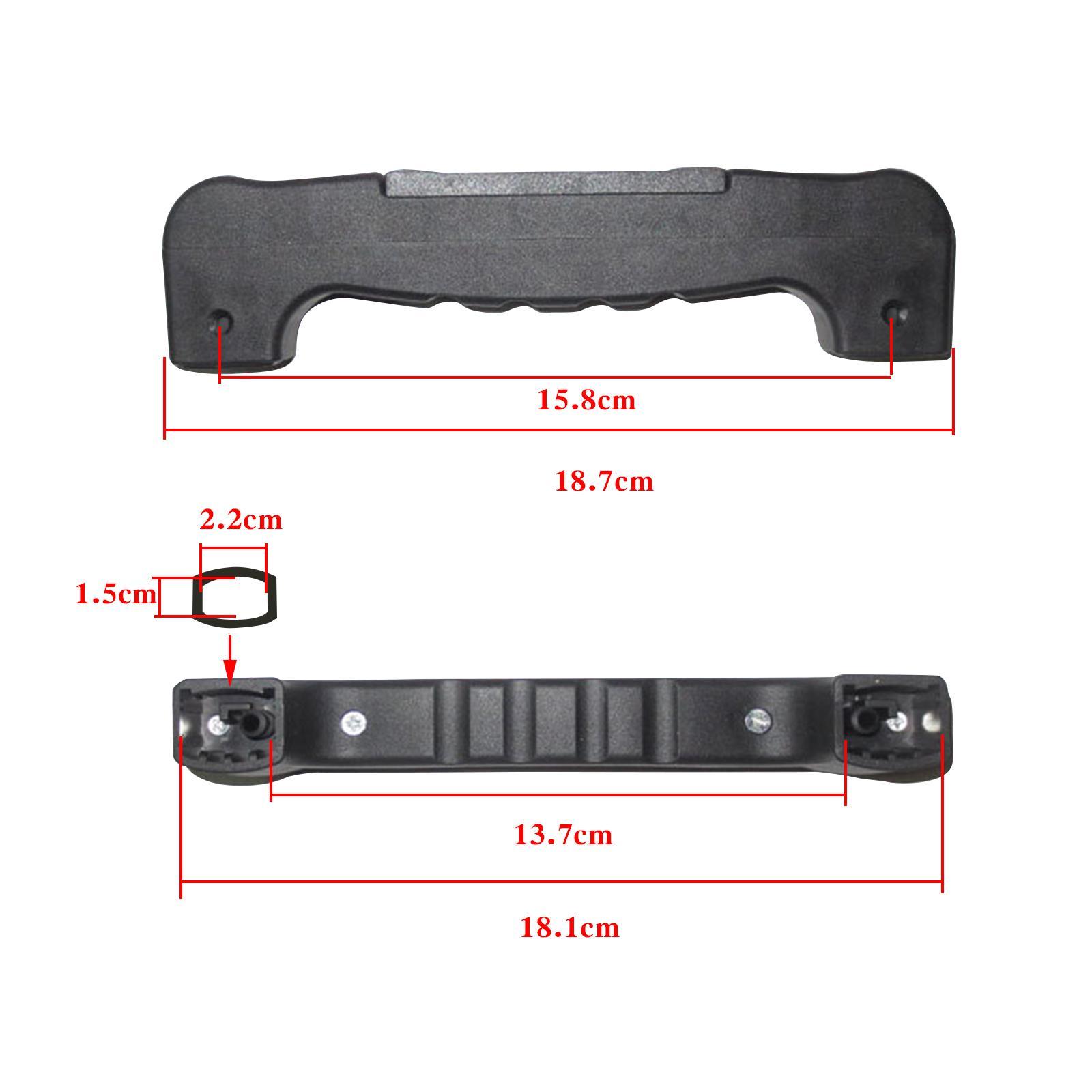 Luggage Trunk Handle Wear Resistant Replacement Carrying Case Handle Suitcase Pull Handle Grip for Luggage Telescopic Handle