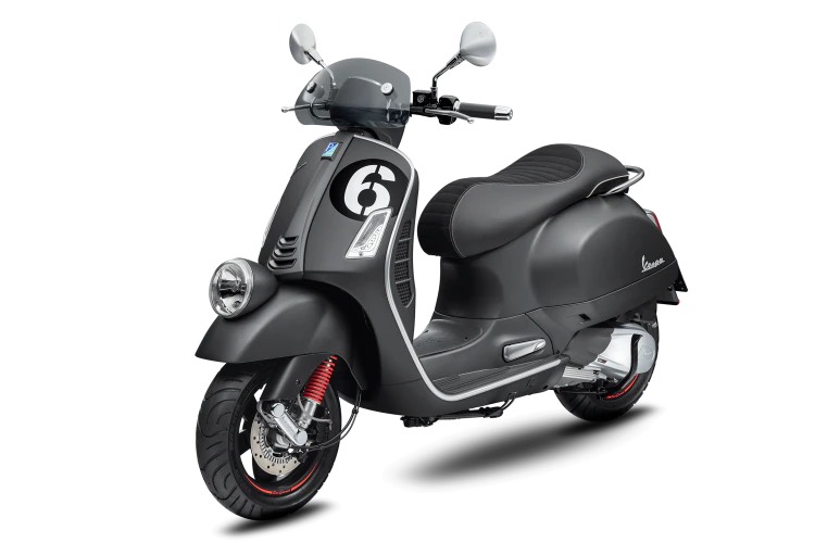 Xe Tay Ga Vespa SEI GIORNI 300 Màu Xám Sần