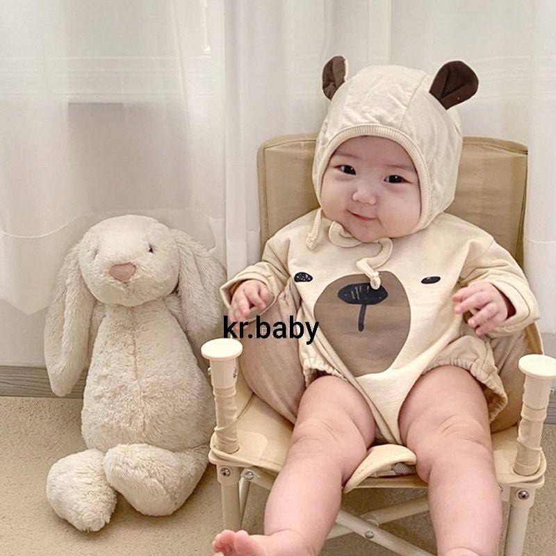 SET ÁO SUIT HOODIE KÈM MŨ GẤU