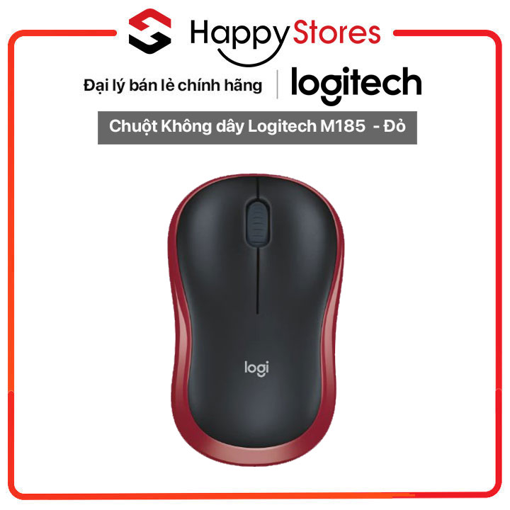 Chuột Không dây Logitech M185 - HÀNG CHÍNH HÃNG