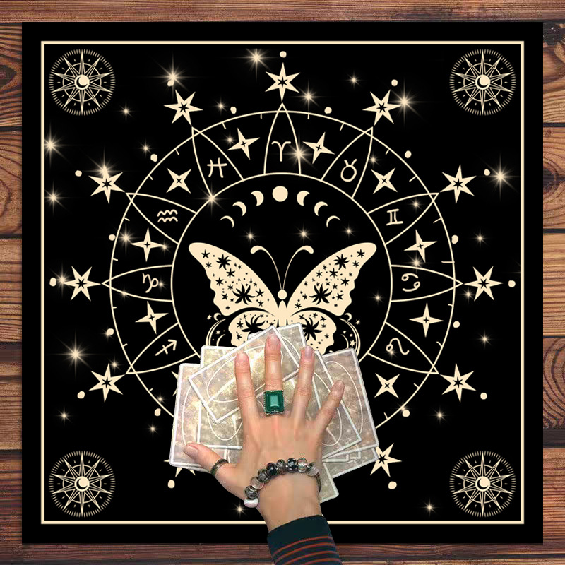 Thảm Tarot chủ đề con bướm (loại dày)