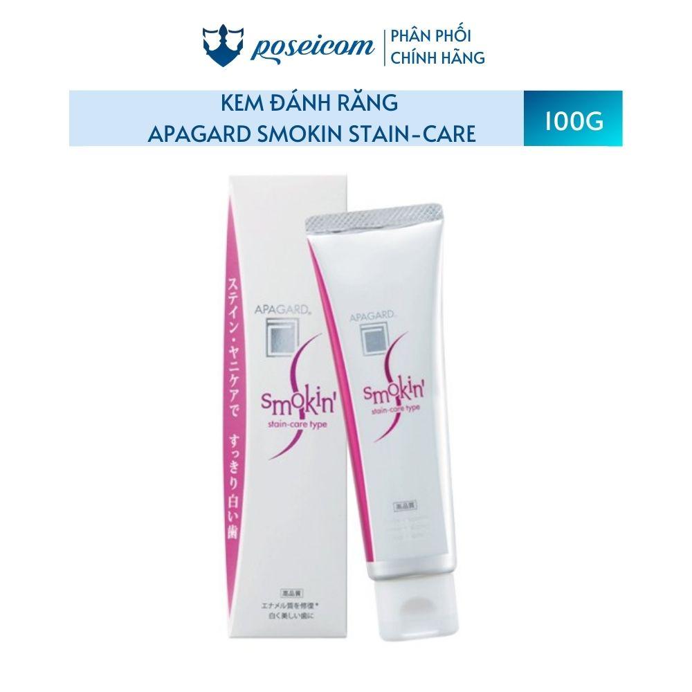 Kem Đánh Răng Apagard Smokin Stain-Care 100g Làm Trắng Răng Cho Người Uống Cà Phê Poseicom 4987643121056