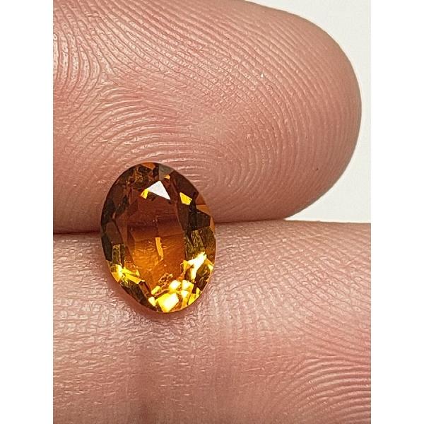 085  Đá citrine  lỗi cạnh