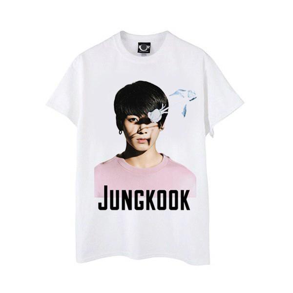 Áo thun in hinh JUNGKOOK BTS