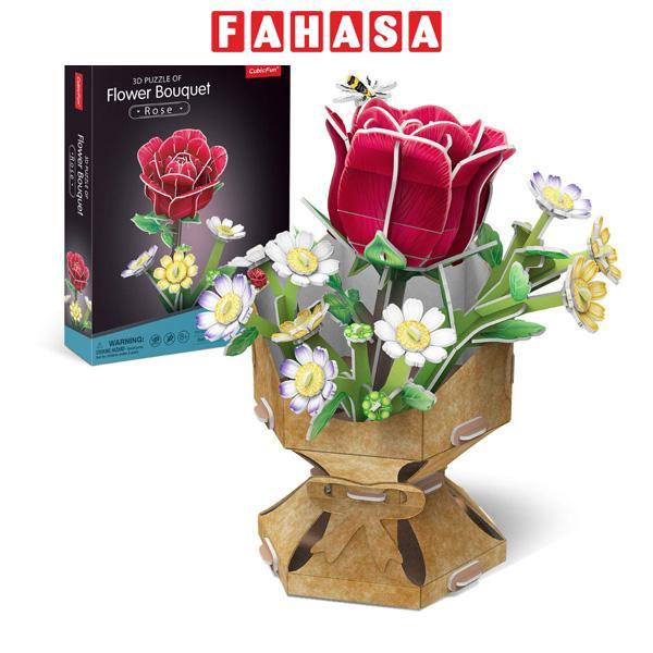 Đồ Chơi Lắp Ráp Bó Hoa Hồng Nhỏ - CubicFun W3301h