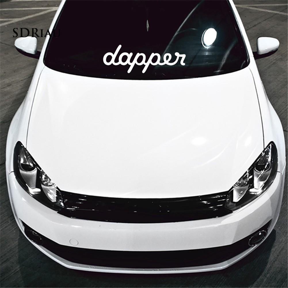 Miếng dán trang trí cho cửa sổ xe hơi phản chiếu chữ Dapper