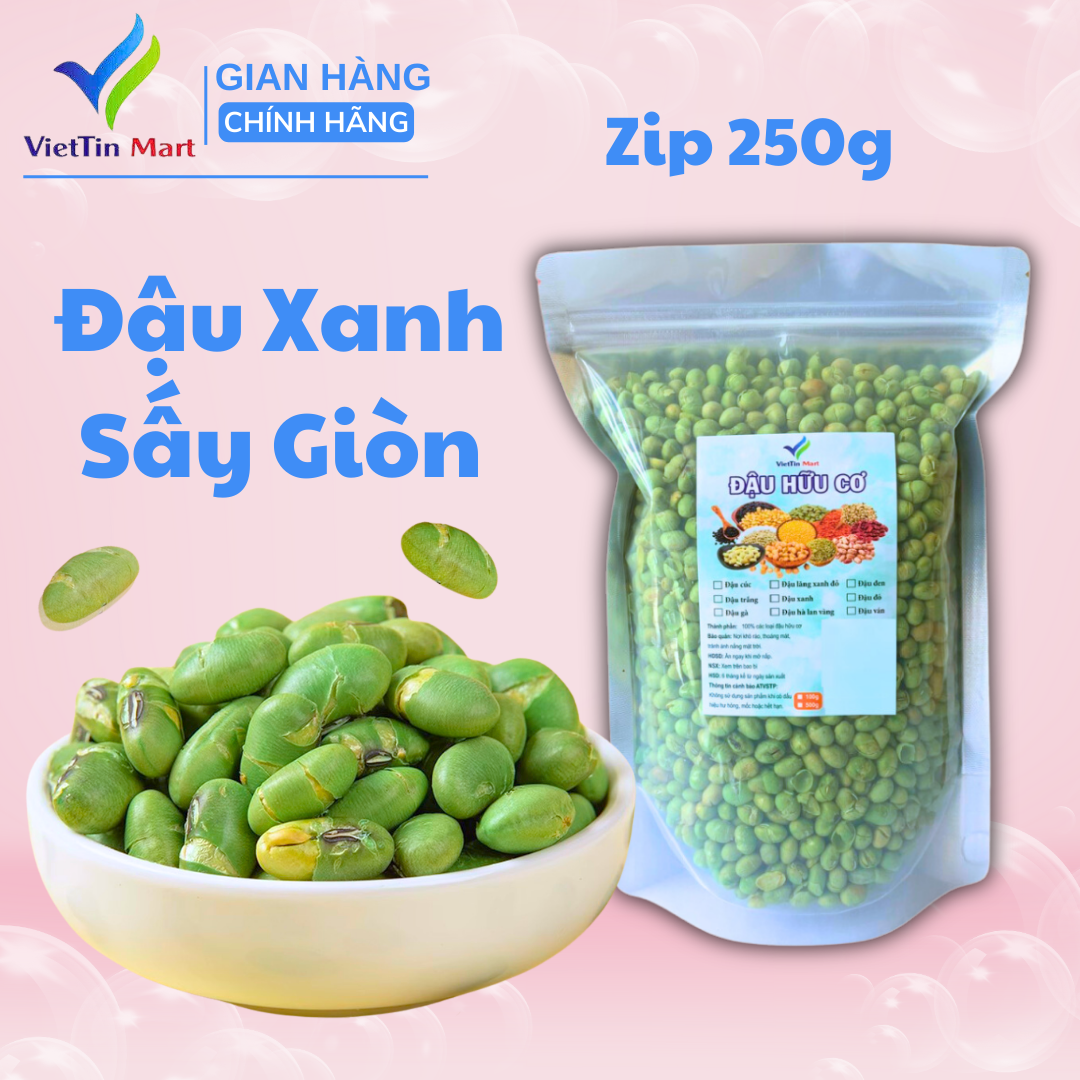 Đậu Xanh Sấy Giòn VietTin Mart