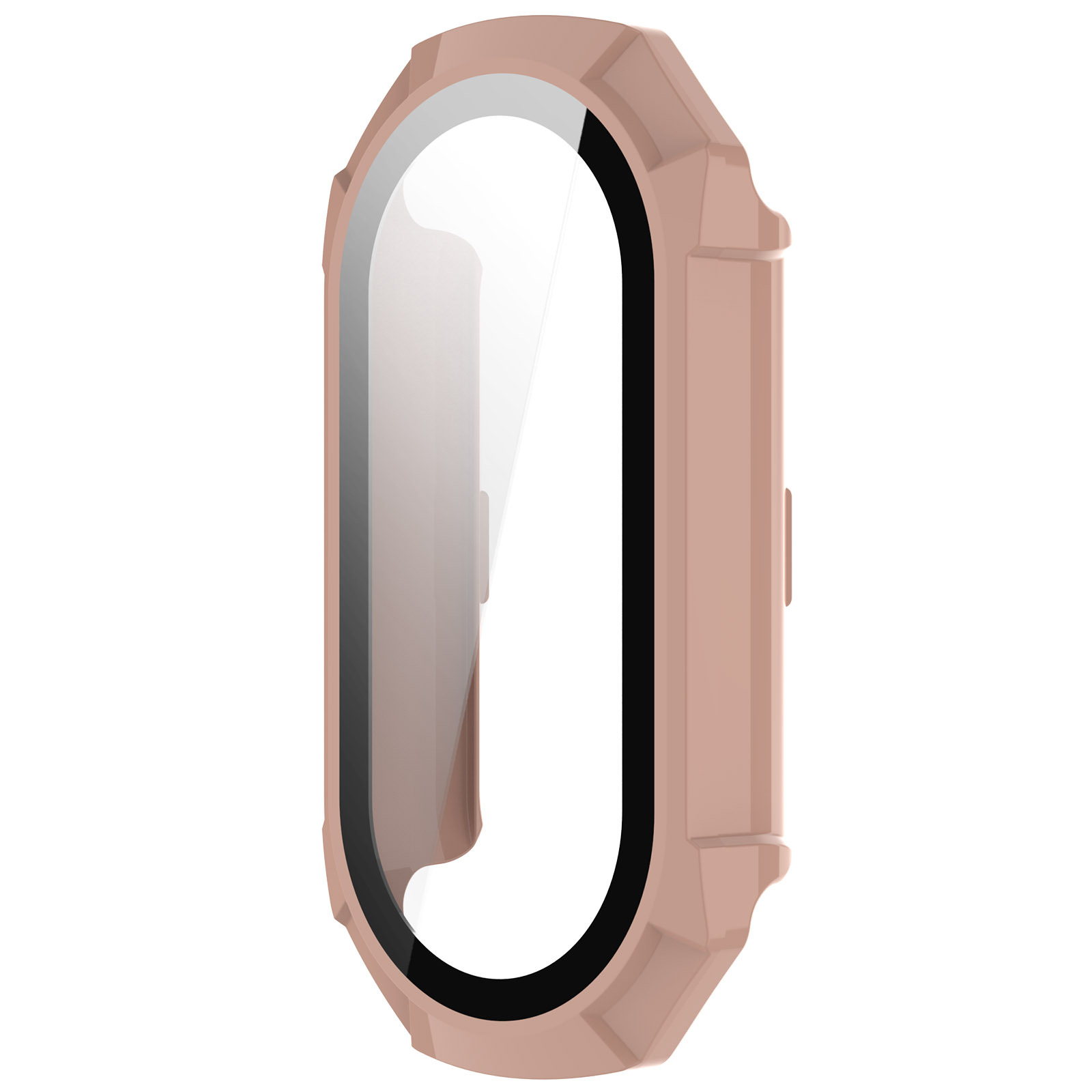 Ốp Case PC Mặt Kính Cường Lực chống va đập cho Xiaomi Mi Band 8 / Xiaomi Mi Band 9 - Hàng Chính Hãng
