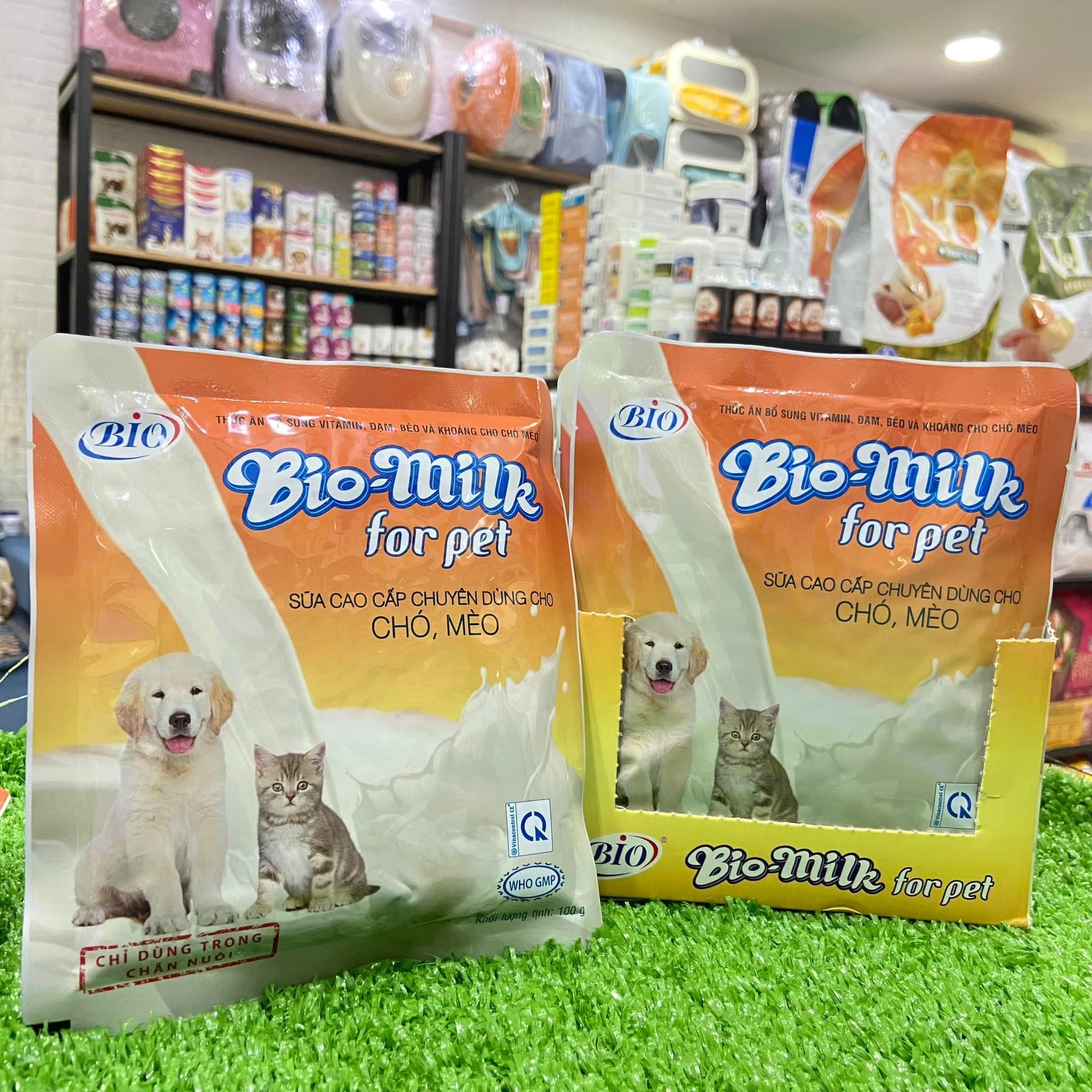 Sữa cho chó mèo