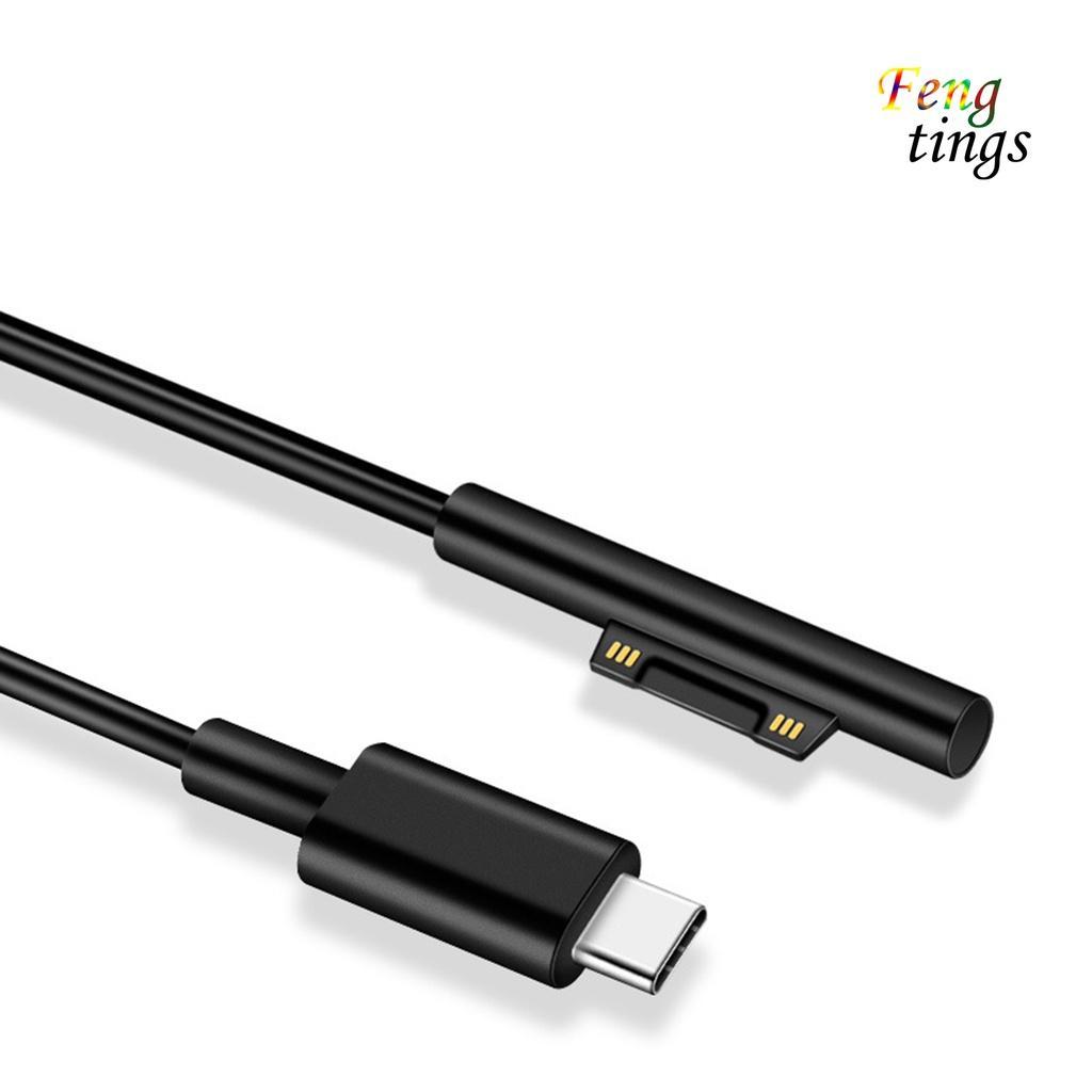 Dây cáp sạc 3A Type-c 1/1.5/1.8m cho laptop Surface Pro 3/4/5/6