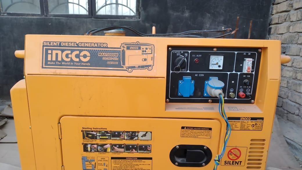 MÁY PHÁT ĐIỆN ĐỘNG CƠ DẦU 4 THÌ, OHV 3.0KVA INGCO GSE30001 - HÀNG CHÍNH HÃNG