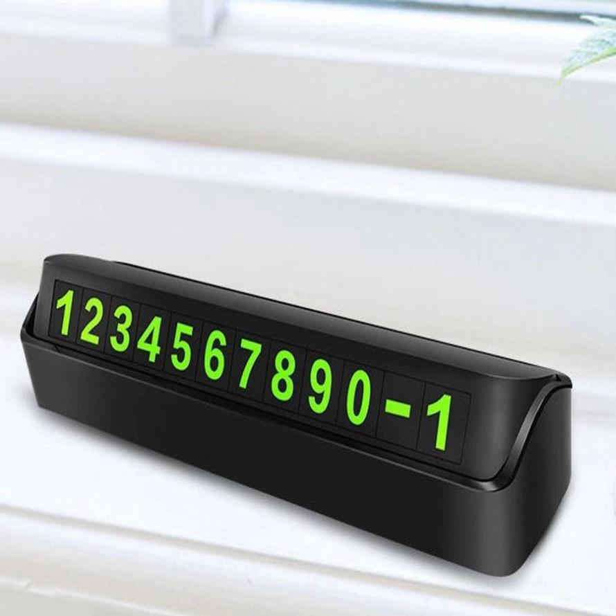 Bảng ghi số phone trên ô tô gắn taplo khi dừng đỗ xe