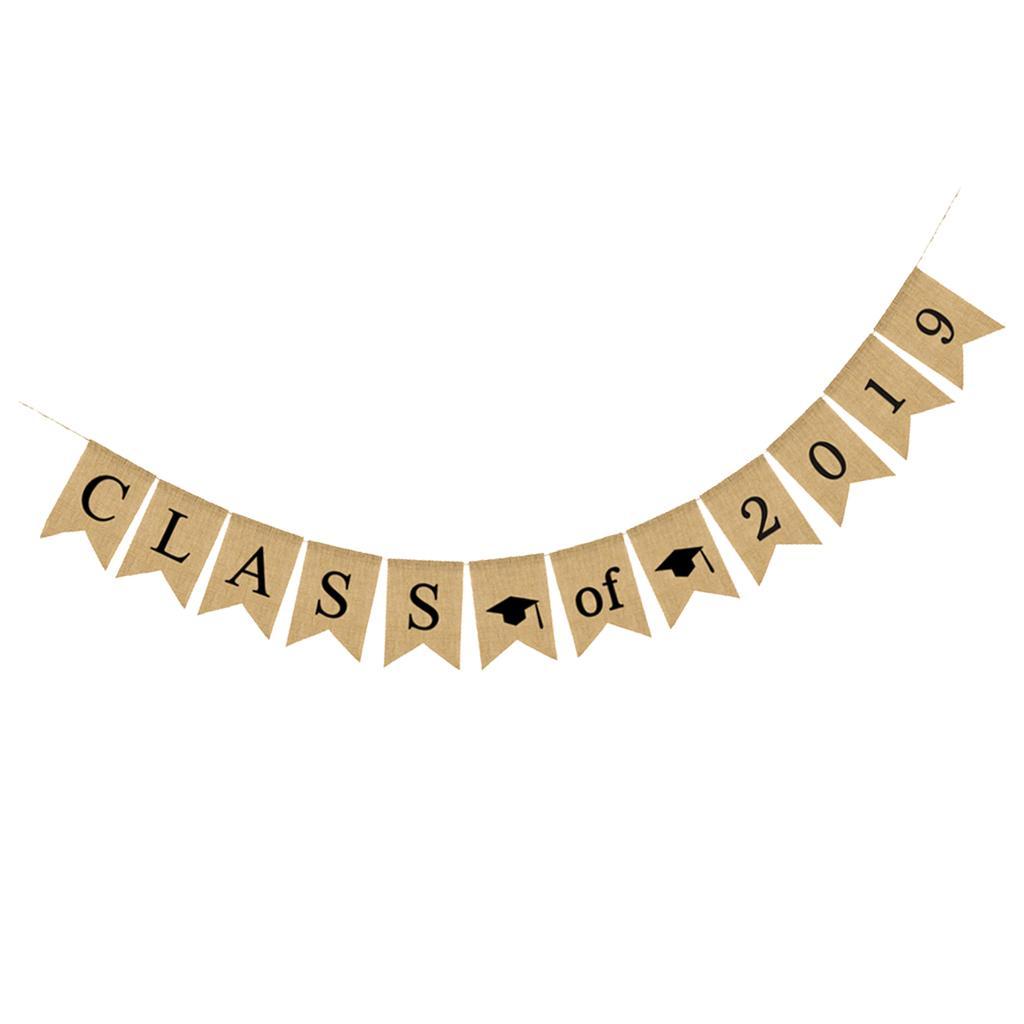 Graduation Banner Class of 2019 Bunting Banner Garland Party Decorations
