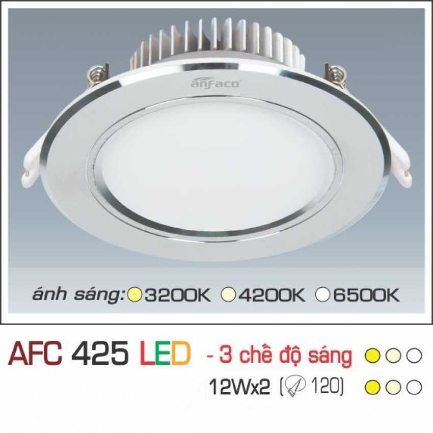 Đèn LED âm trần downlight Anfaco AFC 425 LED - Hàng chính hãng