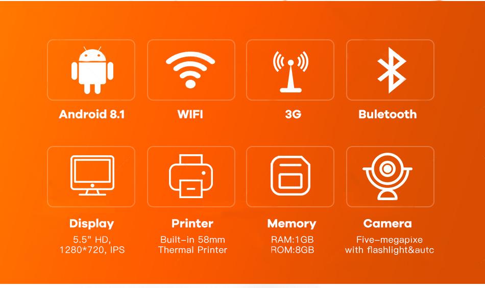 Quản lý hậu cần kho hàng Máy bán hàng android cầm tay thông minh với máy bán hàng POS
