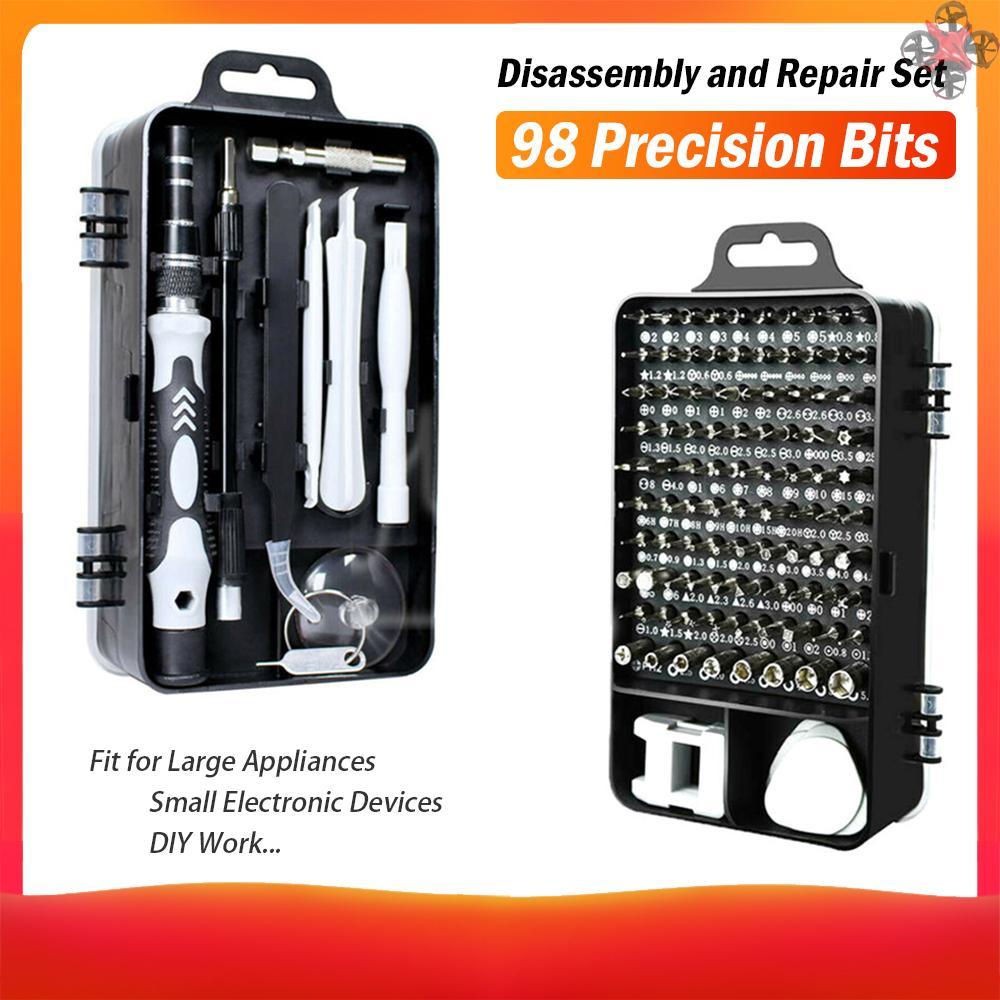 Bộ Tua Vít Từ Tính 115 Trong 1 Dùng Sửa Chữa Điện Thoại / Máy Tính