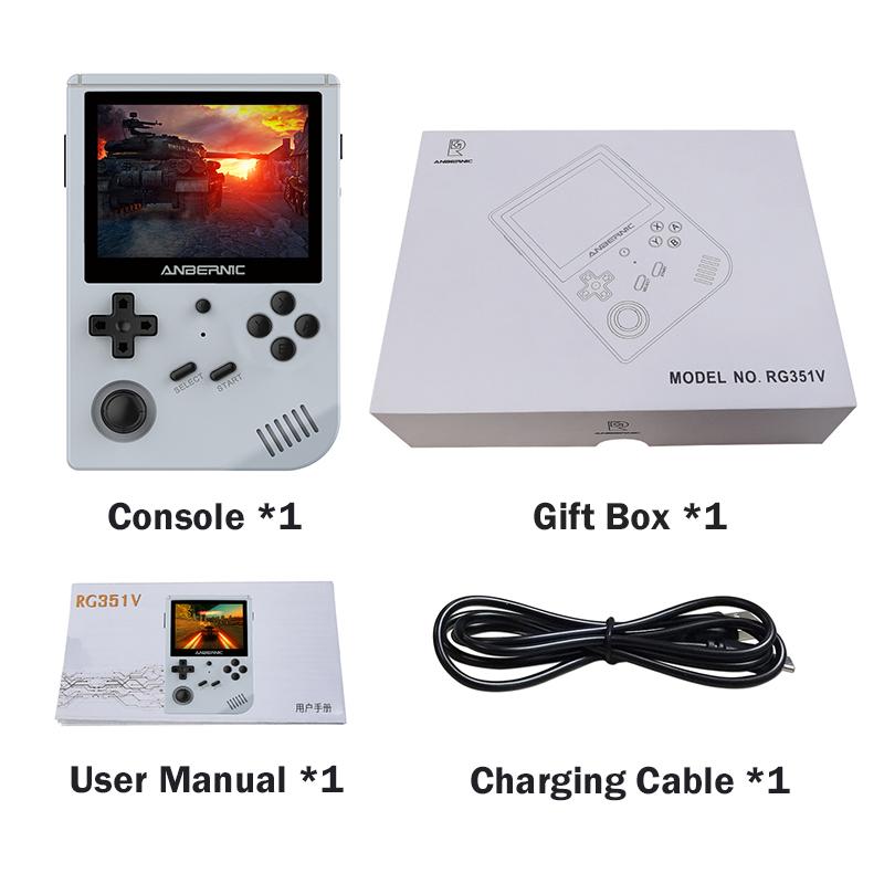 Anbernic RG351V Trò chơi retro Console 16g RK3326 Nguồn mở Linux Hệ thống