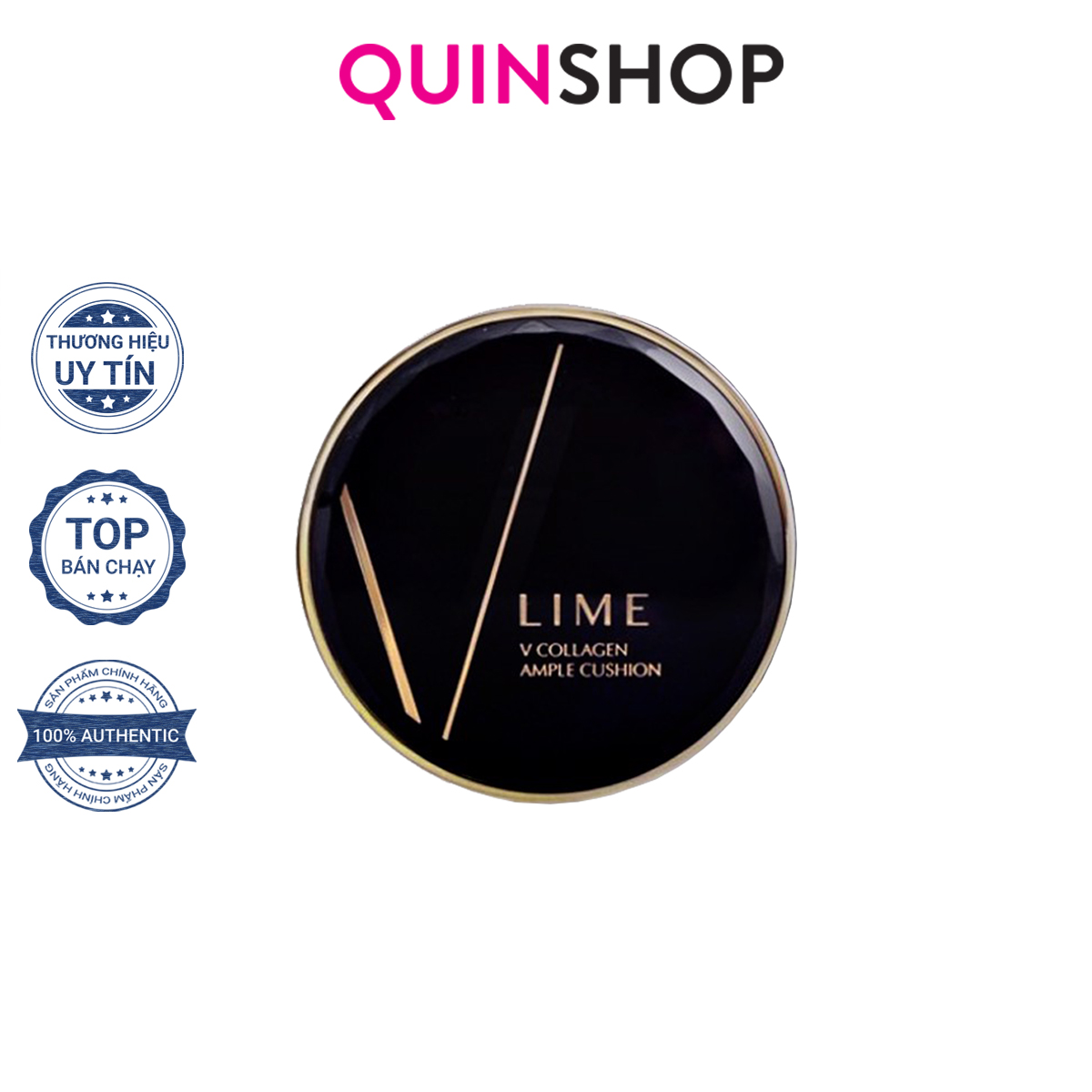 Phấn Nước Lime V Collagen Ample Cushion SPF 50+ PA+++Tone 10