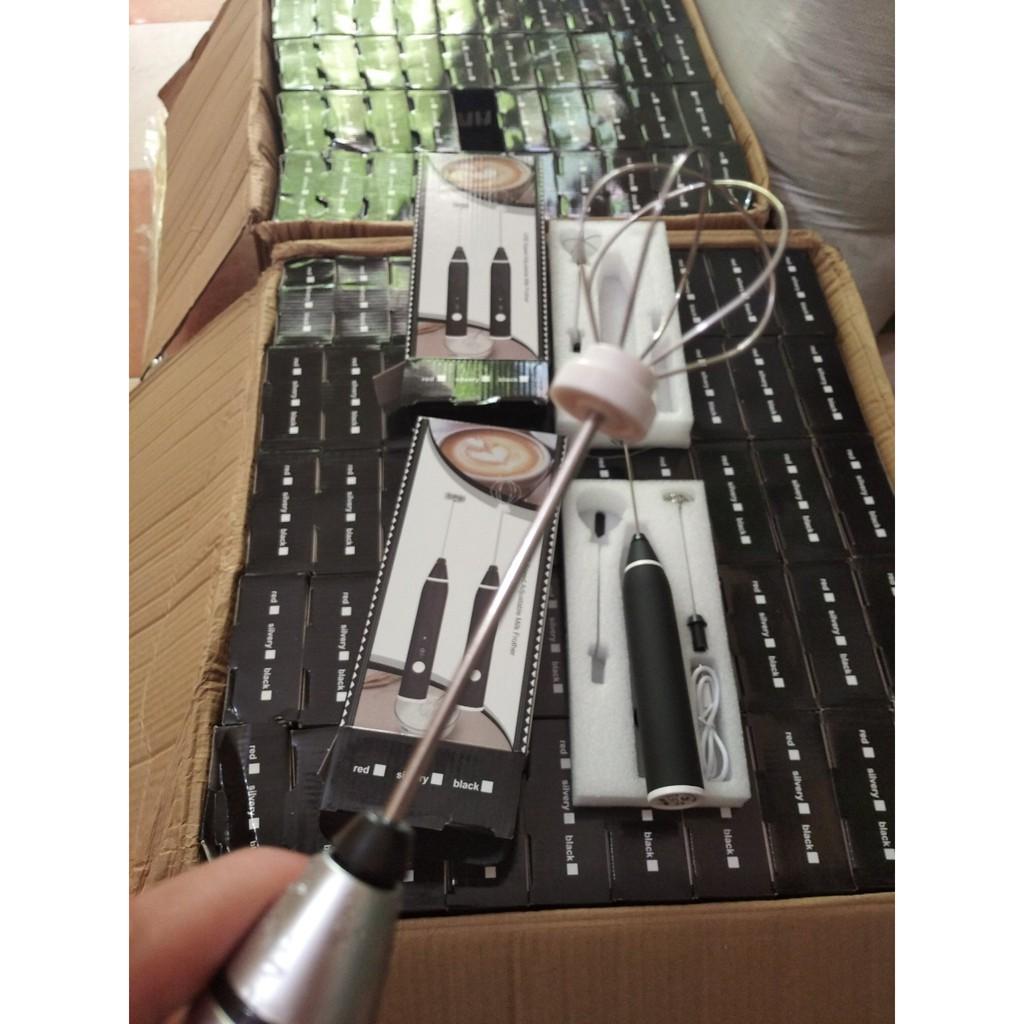 Máy Đánh Trứng, Tạo Bọt Sữa,Cafe, Cầm Tay Sạc Điện Tiện Ích, Có Cổng Sạc Usb