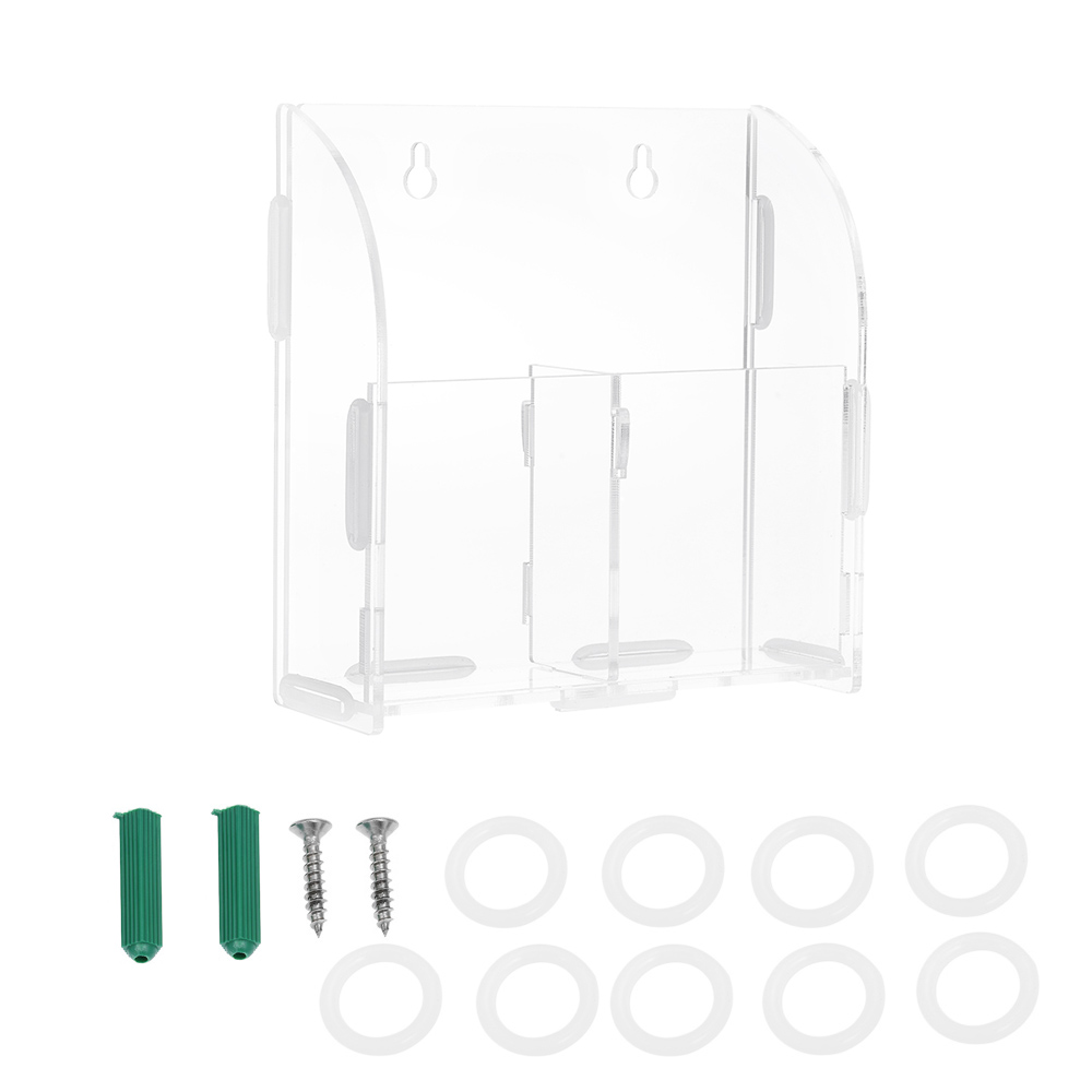 Hộp Đựng Điều Khiển Từ Xa Gắn Tường Acrylic 2 Lưới Cho Văn Phòng Tại Nhà