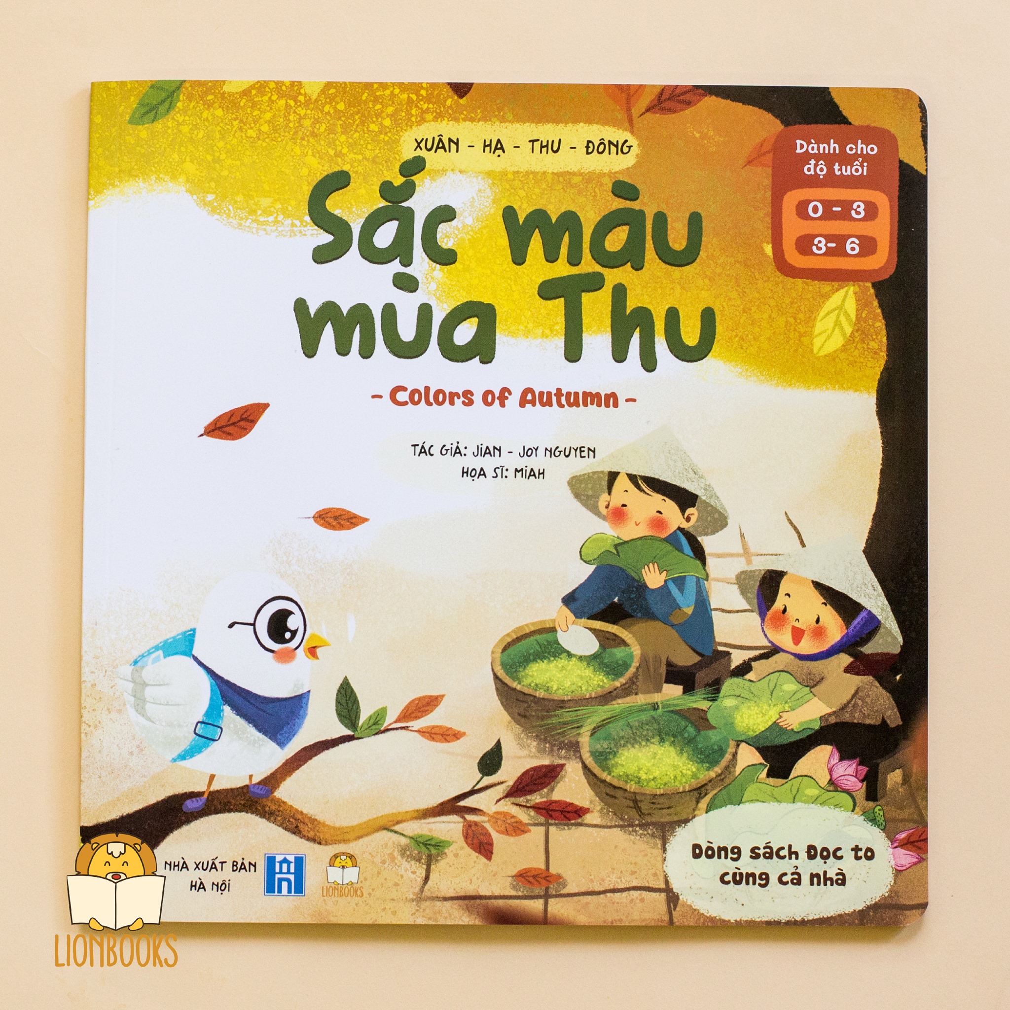 Set 4 Cuốn Xuân Hạ Thu Đông - Sách Truyện Song Ngữ Dạy Trẻ Về 4 Mùa & 4 Giác Quan (Cho Bé 0-3-6 tuổi )