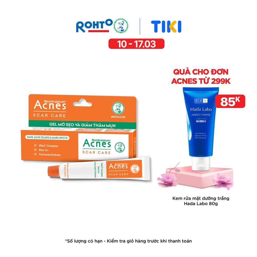 Gel Mờ Vết Thâm Và Liền Sẹo Acnes Scar Care 12g