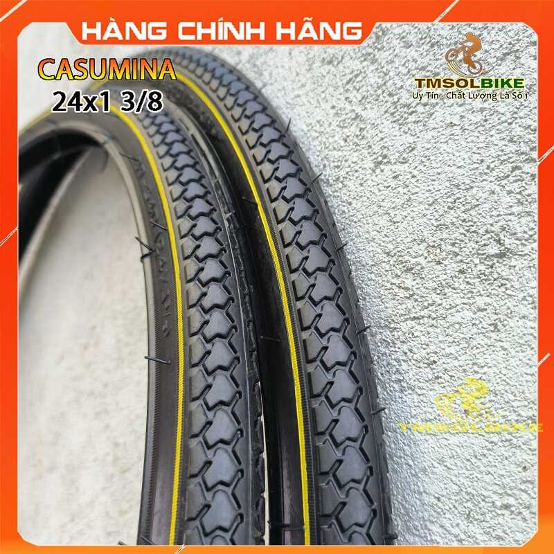 Vỏ Xe đạp 24x1 3/8 cho xe đạp Phổ Thông Lốp Xe đạp Casumina 24x1 3/8