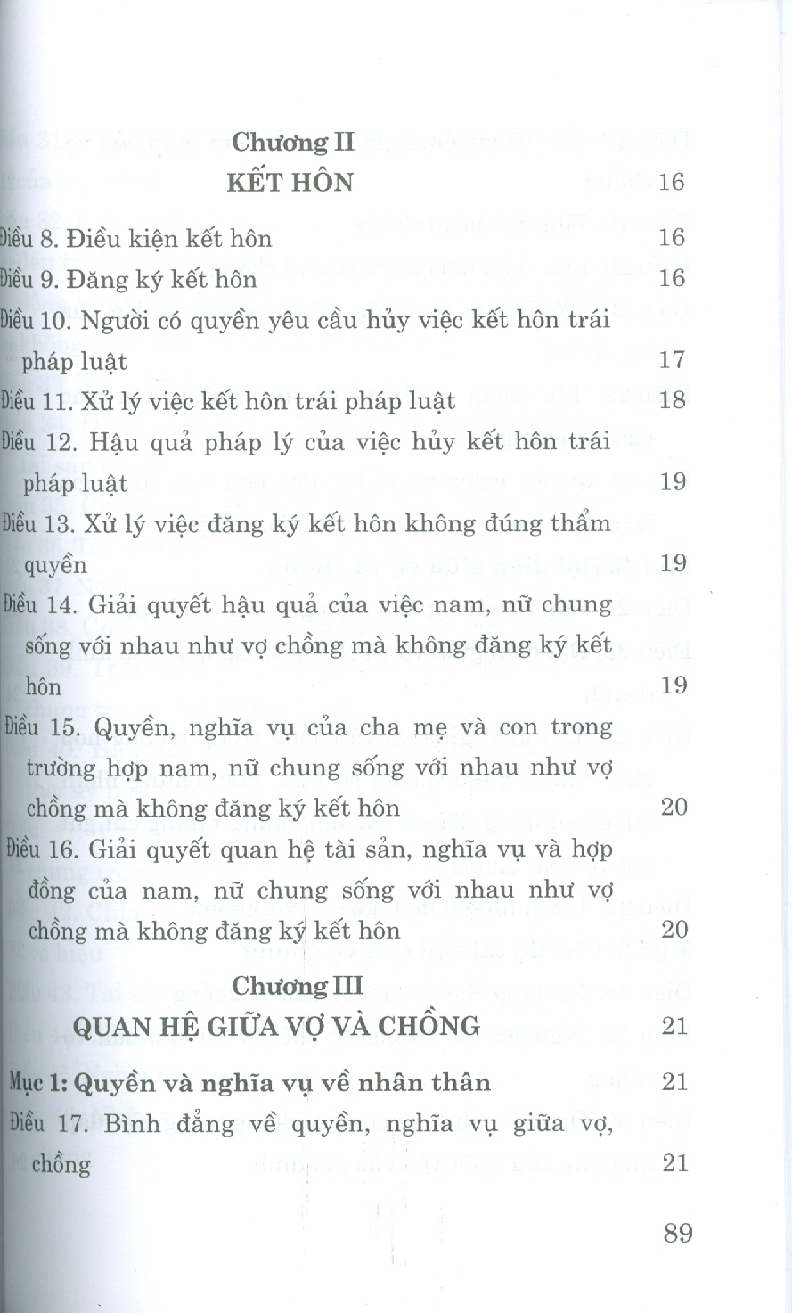Luật Hôn Nhân Và Gia Đình Năm 2014