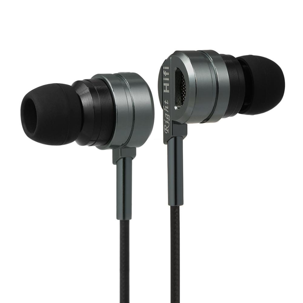 Tai nghe có dây PTM M6 Tai nghe nhét trong di động Tai nghe kim loại 3.5mm Điều khiển đường truyền đa năng có Mic cho di động