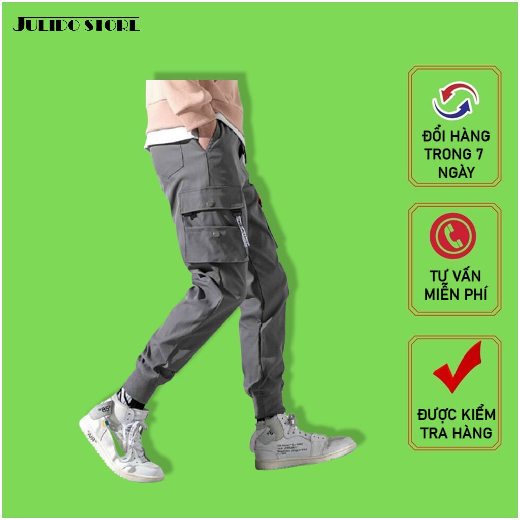 Quần jogger nam thể thao Julido Store, chất kaki bo chân xu hướng mới nhất JD02