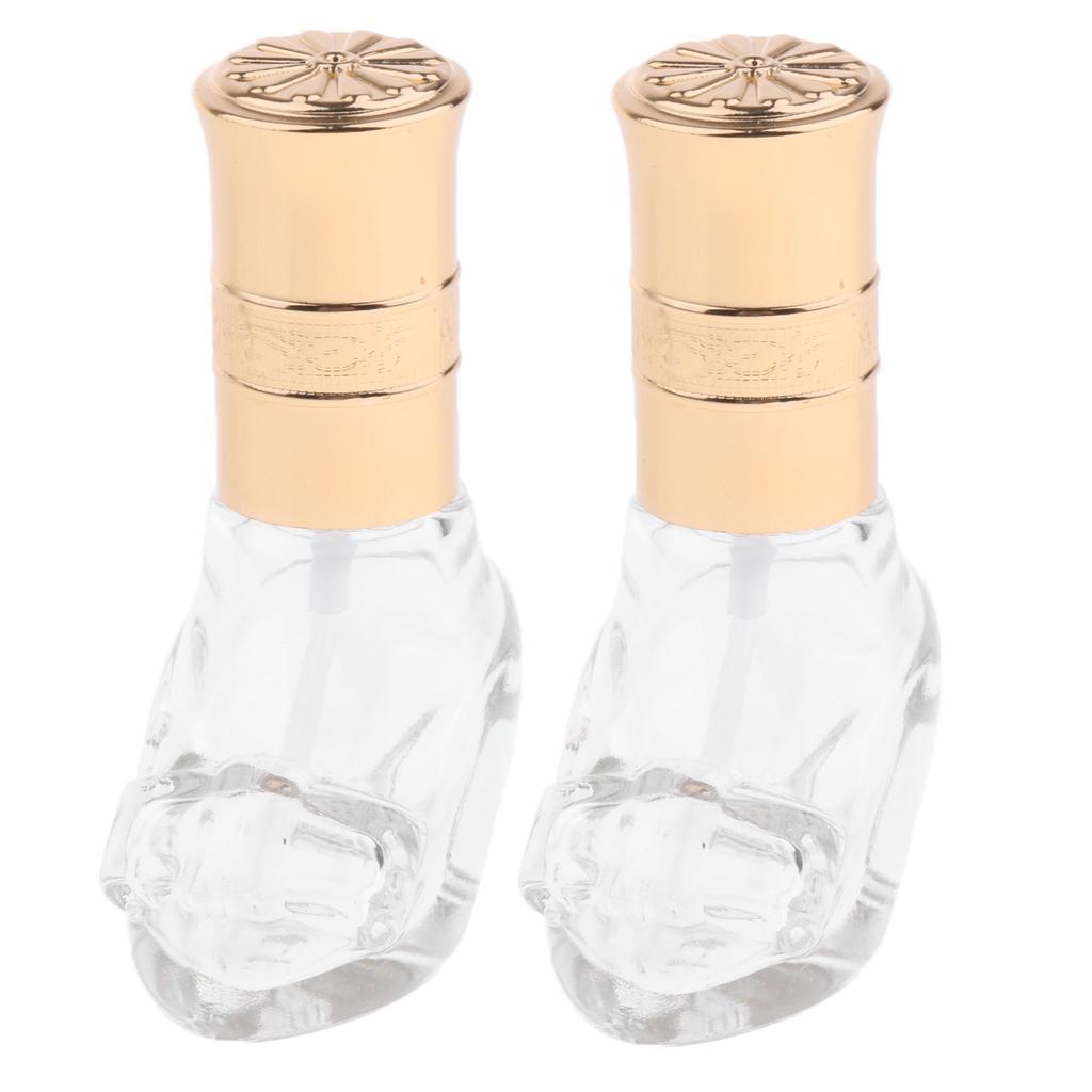 2 Pcs 6ml Travel Size Empty Refillable Cosmetic Spray Containers for Perfume