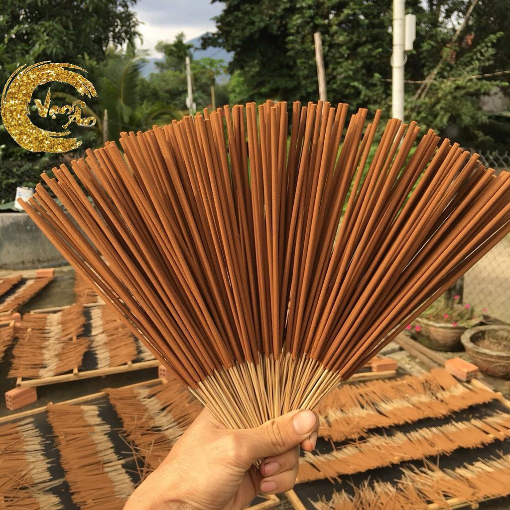 Nhang Vỏ Quế 25cm hộp 160 cây, cháy 40 phút, phù hợp nhà trần thấp