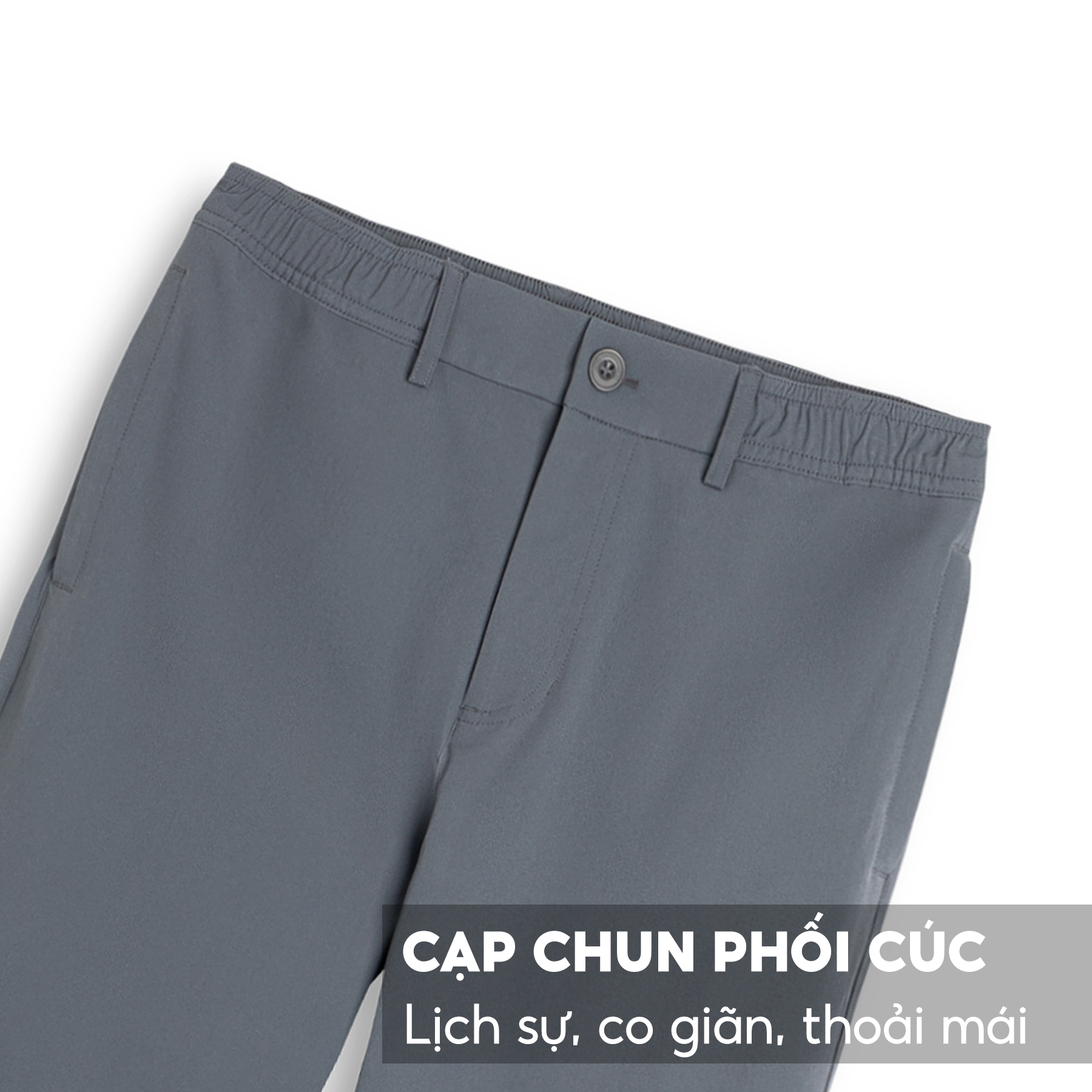 Quần Thể Thao Nam Dáng Golf 5S Premium, Công Nghệ AIRism, Cạp Chun Phối Cúc Co Giãn, Thiết Kế Basic, Năng Động (QDT22004)