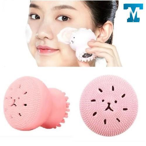 Cọ Rửa Mặt Bạch Tuộc Chất liệu Silicol Gai Mềm Massage Mặt