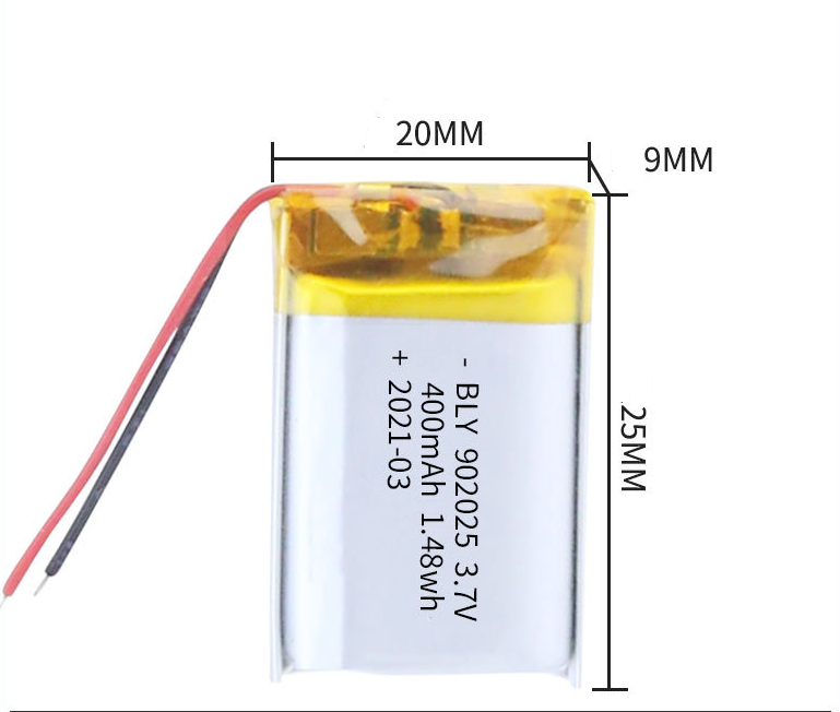 Pin Sạc Lithium Polymer 1s 3.7V 400mah 902025 Cho tai nghe,loa Mp3 MP4 MP5 GPS PSP Bluetooth Mới 100%