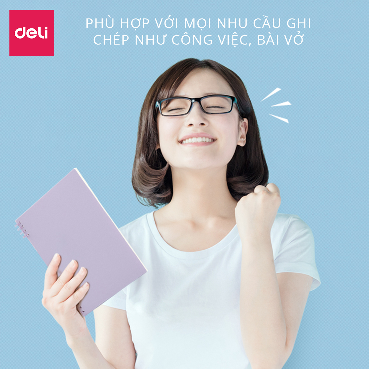 Sổ tay ghi chép lò xo màu pastel Deli - Giấy kẻ ngang 80 trang khổ A5 / B5 - Phù hợp làm sổ kế hoạch, sổ nhật kí, tập vở ghi chép - 24202 / 24203