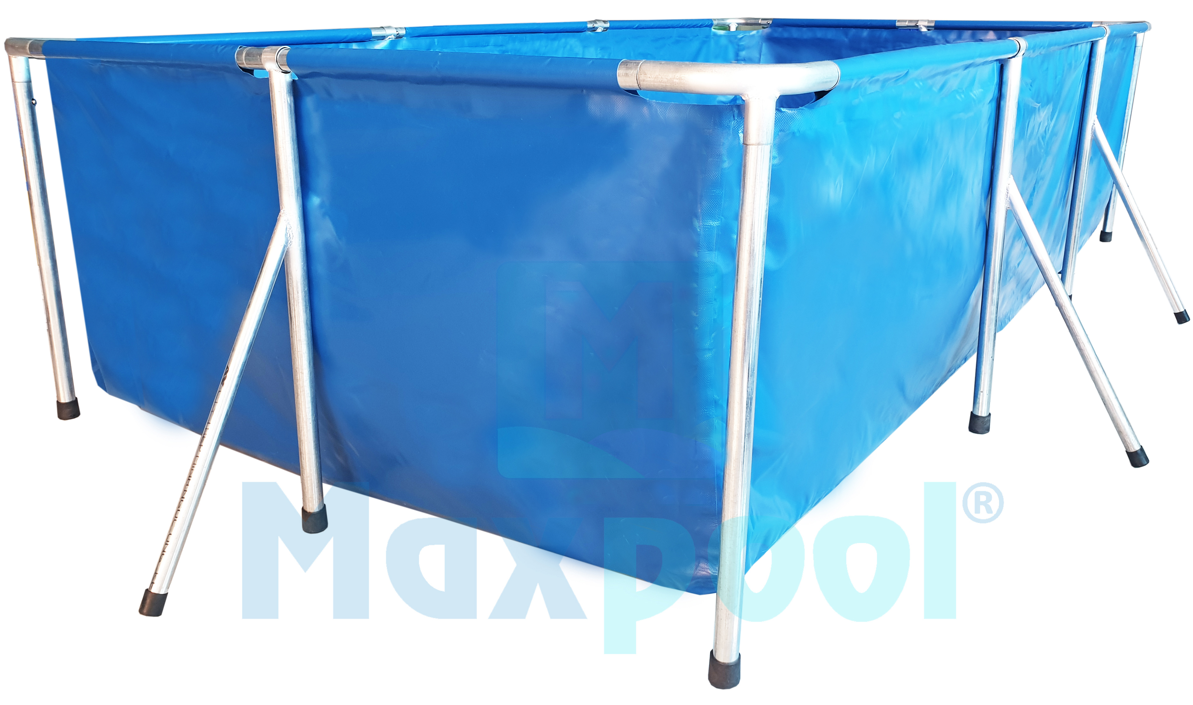 Bể bơi khung kim loại KT 3m x 1.6m x 80cm - Thương hiệu MAXPOOL