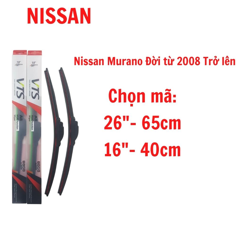 Bộ cần gạt mưa Silicon thanh mềm VTS dành cho xe Nissan: Juke, Micra, Qashai, Sunny
