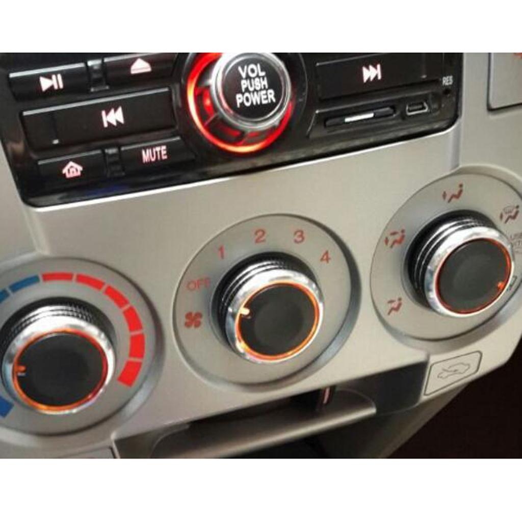 1 Set AC Panel Control Switch Knobs for 02-16 VW Volkswagen Black