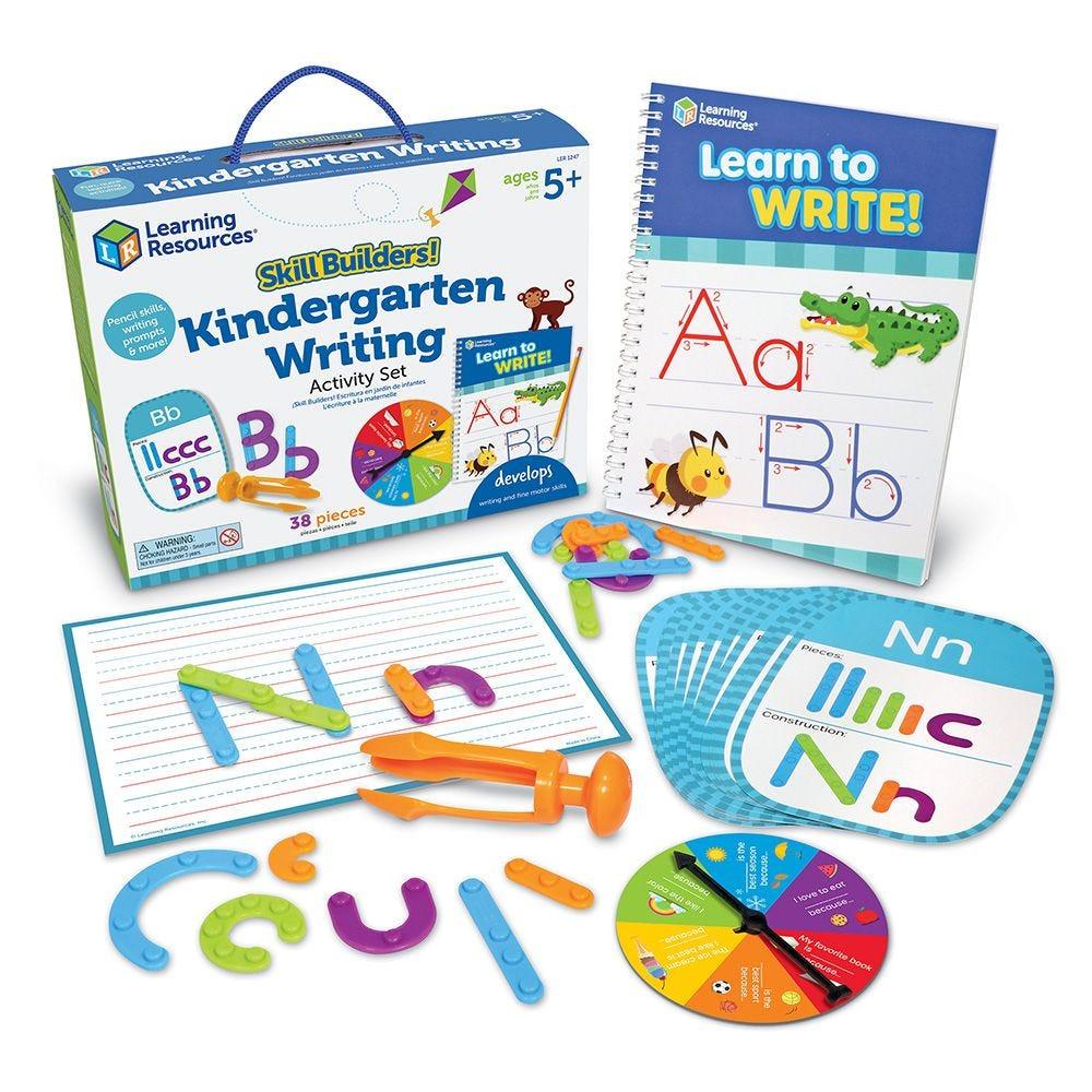 Learning Resources Đồ chơi xây dựng kỹ năng! Học viết tuổi mẫu giáo  - Skill Builders! Kindergarten Writing