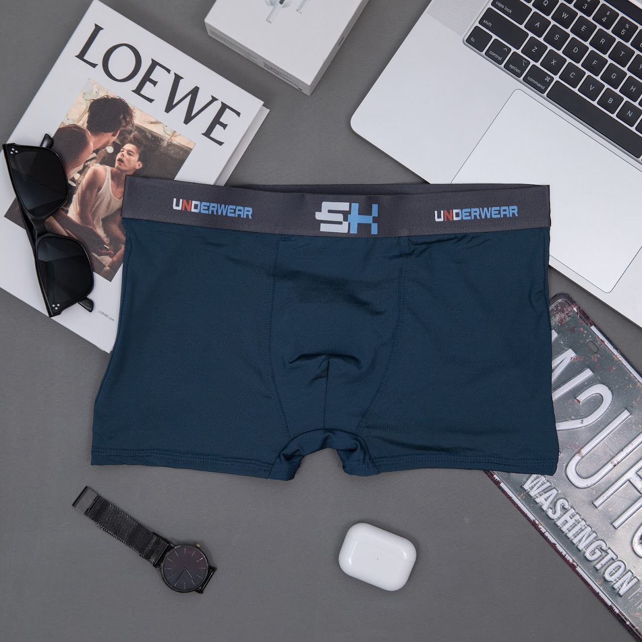 Quần Sịp Đùi Nam, Quần Lót Boxer nam cotton thun lạnh co dãn 4 chiều thấm hút tối đa A1