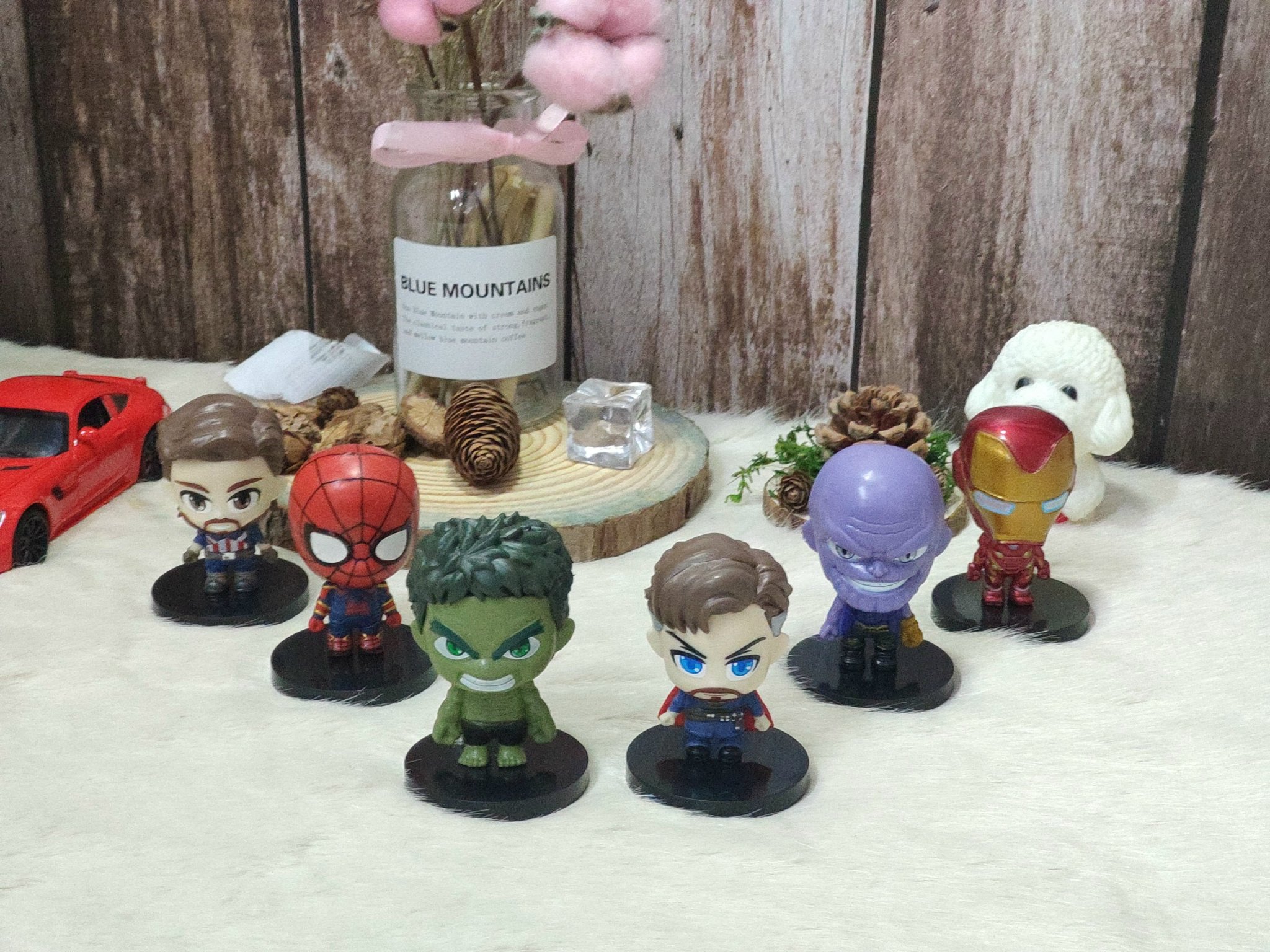 [6 Nhân Vật ] Bộ mô hình đồ chơi 6 nhân vật siêu anh hùng Avengers CosBaby Siêu Đẹp , mô hình trang trí nhựa - hàng nhập khẩu