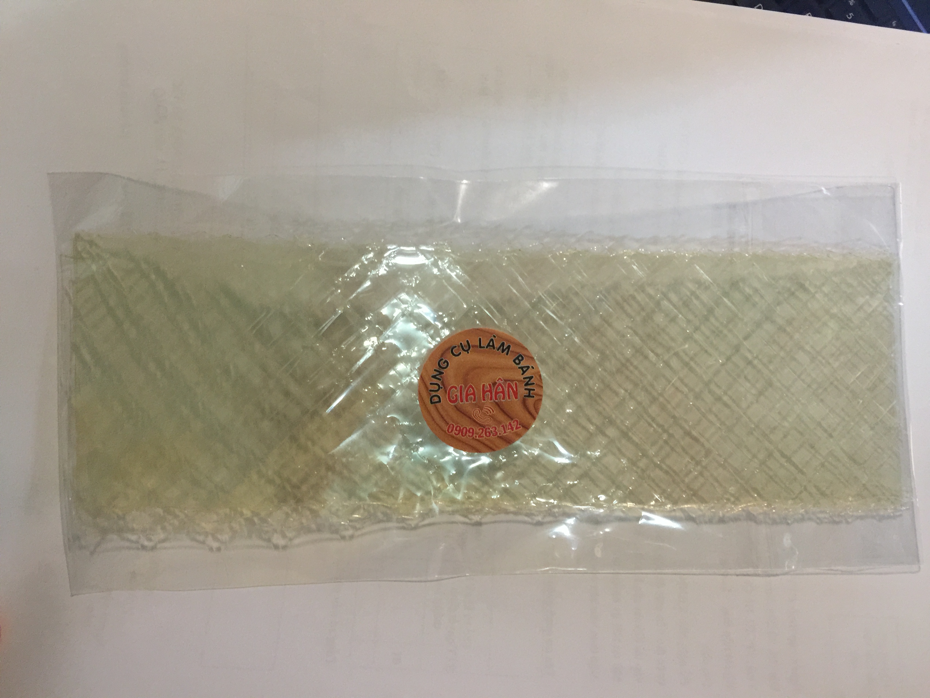 Gelatin lá làm bánh