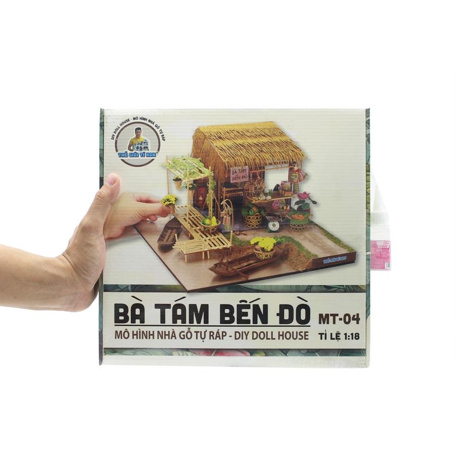 Đồ Chơi Mô Hình DIY Mô Hình Miền Tây - Bà Tám Bến Đò - Thế Giới Tí Hon MT04