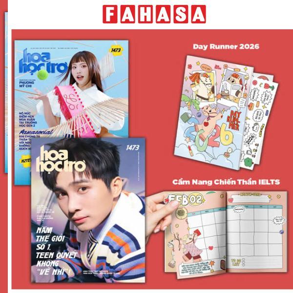 Sách - Hoa Học Trò - Số 1473 - H2Tết Bính Ngọ 2026 - Nô Nức Điểm Hẹn Mùa Xuân Tại Trường Học Gen Z - Tặng Kèm Phụ Kiện Day Runner 2026 + Cẩm Nang Chiến Thần IELTS