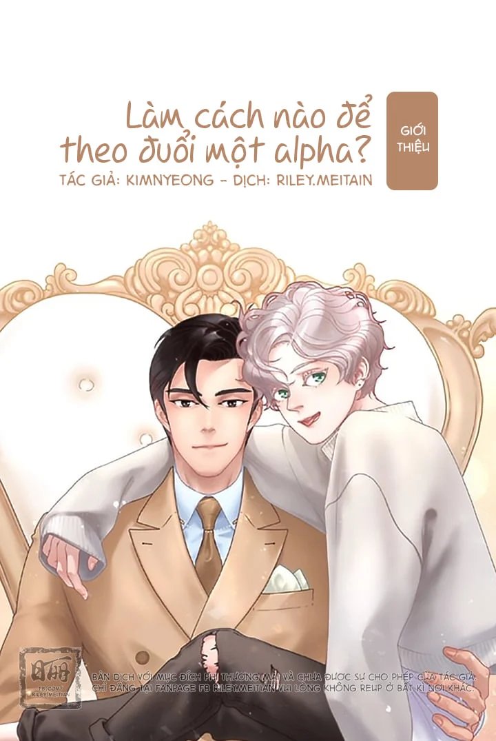 làm cách nào để theo đuổi một alpha? chapter 0 1