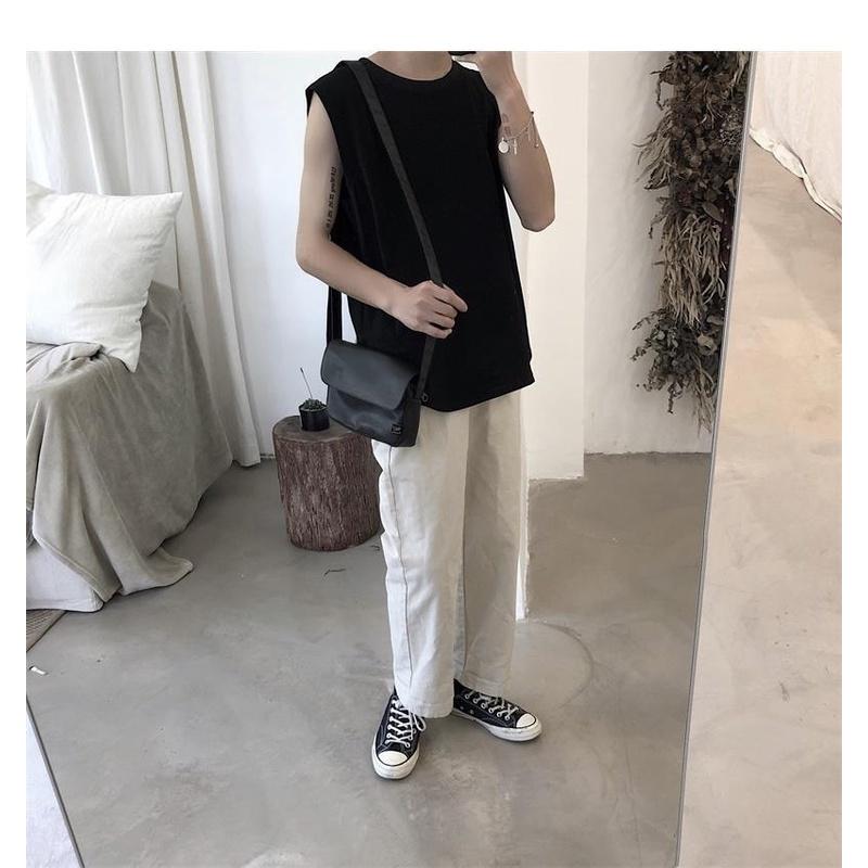 Áo tanktop xẻ tà Jack Lane, áo tanktop nam nữ unisex